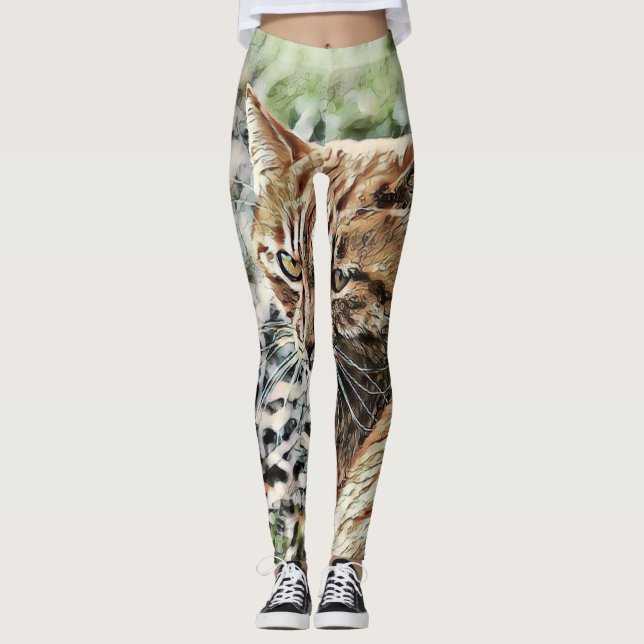 Leggings gato de juguete (Anverso)