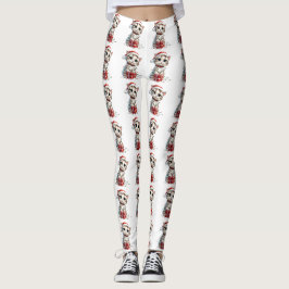 Leggings Gato de Navidad en Caja de Regalo