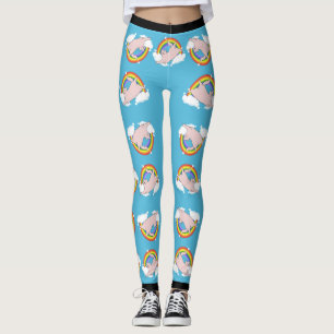 Leggings Gato del arco iris