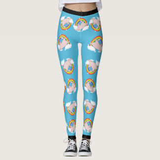 Leggings Gato del arco iris