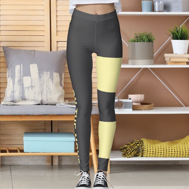 Leggings Gato gris oscuro crema personalizada Mamá dulce ga (Subido por el creador)