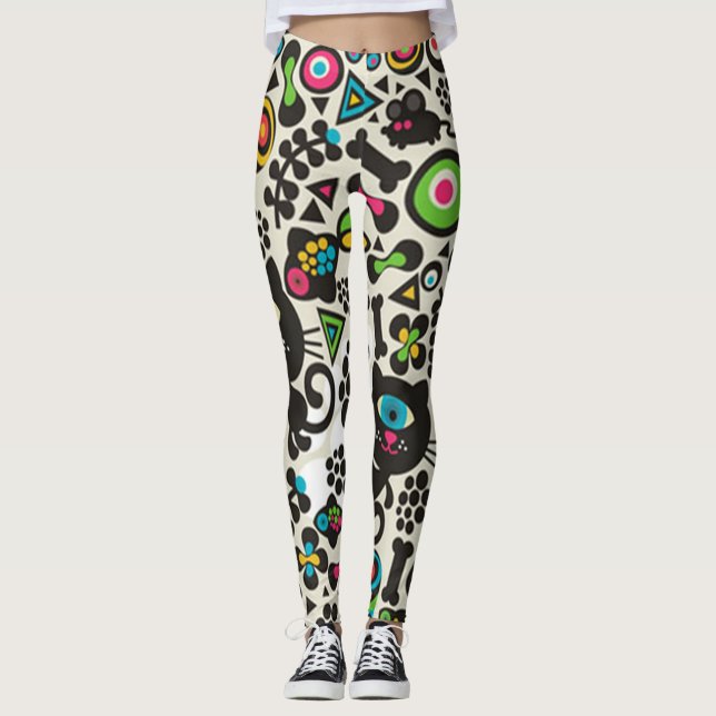 Leggings Gato Negro Tuerto (Anverso)
