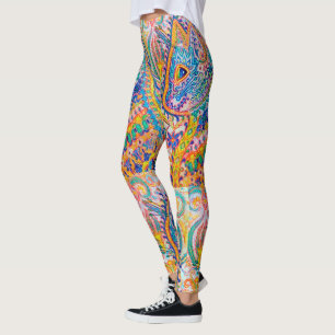 Leggings Gato psicodélico, Louis Wain