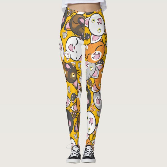 Leggings Gato retro (Anverso)