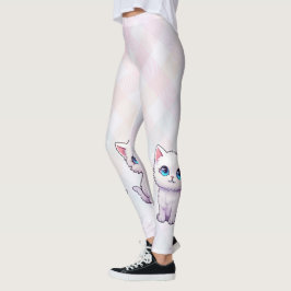 Leggings Gato rosado