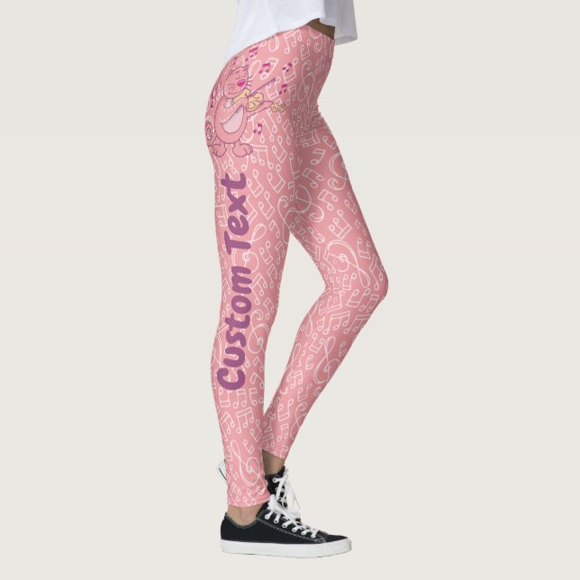 Leggings Gato rosado con piernas violentas (Derecha)