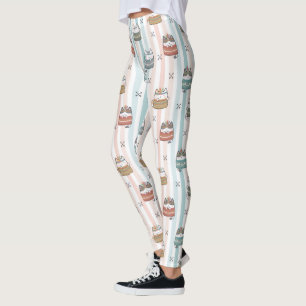 Leggings Gatos bohemios patrón tribal