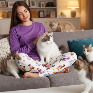 Leggings Gatos coloridos