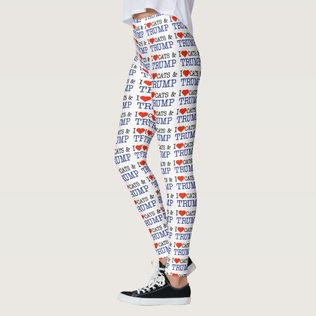 Leggings Gatos de amor y Trump (Izquierda)