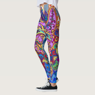 Leggings Gatos decorativos de Louis Wain