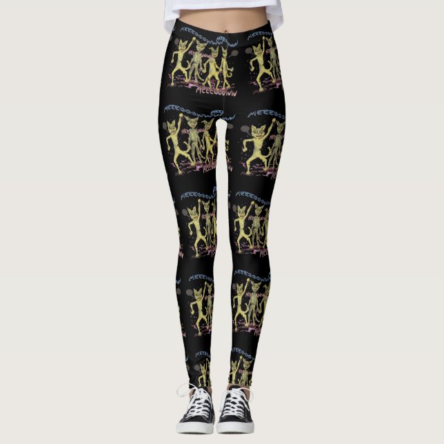 Leggings Gatos del zombi (Anverso)