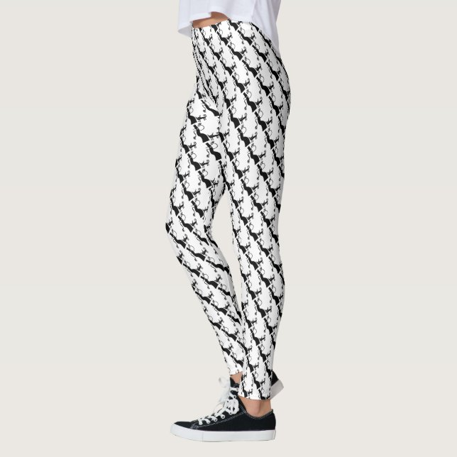 Leggings Gatos Fantasmas y Negros (Izquierda)