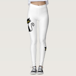 Leggings Gatos negros adorables y caprichosos