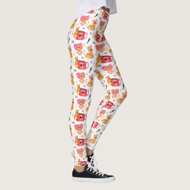 Leggings Gatos, ratones y pescados deliciosos (Derecha)