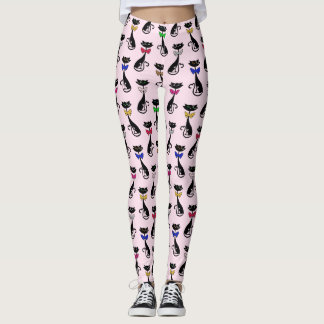 Leggings Gatos suaves con amarre