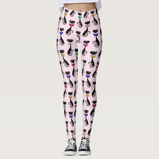 Leggings Gatos suaves con amarre (Anverso)