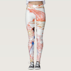 Leggings Geishas en jardín