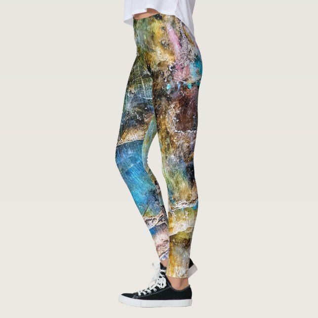 Leggings Gemstone azul verde labradoreño (Izquierda)