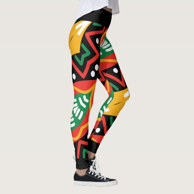 Leggings Geografía del mes de la historia negra (Derecha)