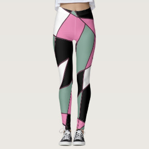 Leggings Geometría diversa Resumen de Leyendas Deportivas d