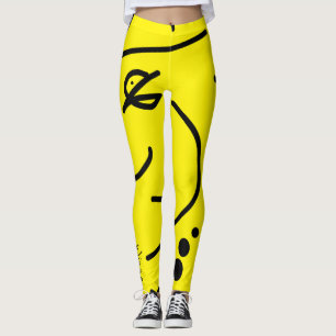 Leggings Geometría divertida Resumen del arte Deportivo Ley
