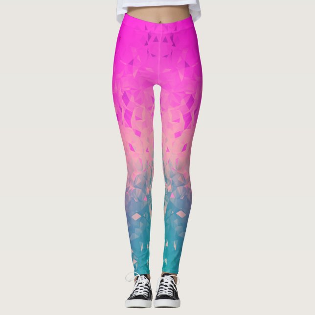 Leggings Geometría - flor (Anverso)