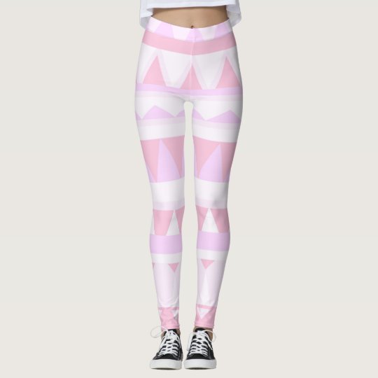 Leggings Geometric Pink