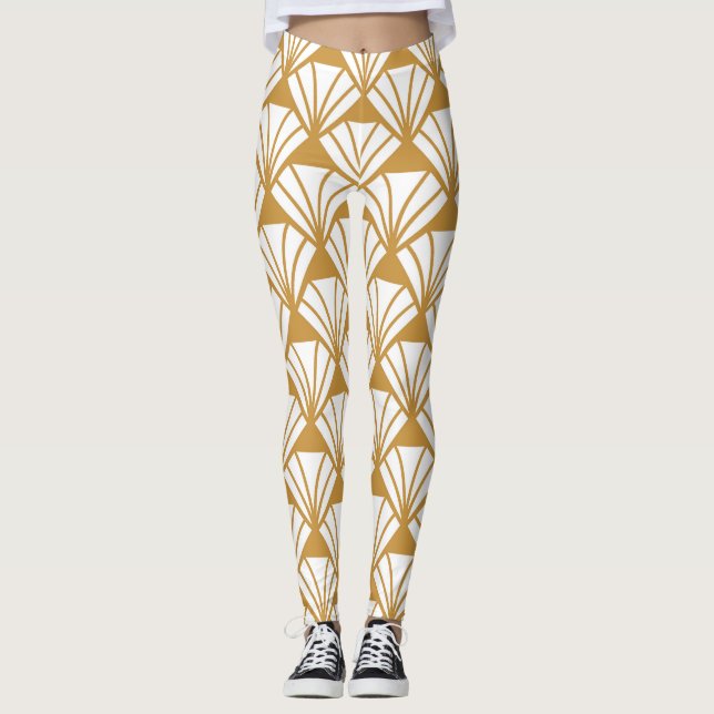 Leggings Geométrica clásica: Elegancia Art Deco. (Anverso)