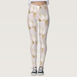 Leggings Geométrica de oro rosa