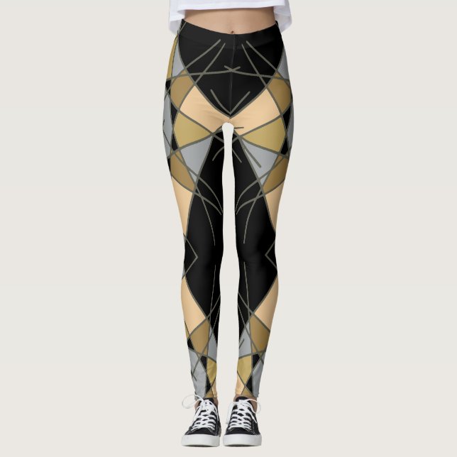 Leggings geométricas de Joya Eve (Anverso)