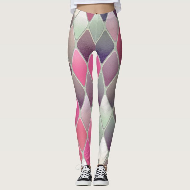 Leggings Geométrico abstracto (Anverso)