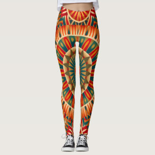 Leggings Geométrico de inspiración africana