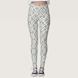 Leggings Geométrico Vintage Moderno