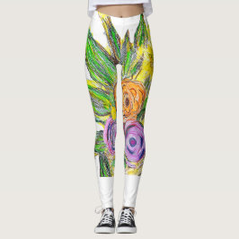 Leggings Gerberas Daisy