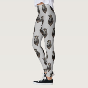 Leggings "Gigante impulsado por los engranajes: El hipopóta