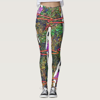 Leggings Gimnasia Hula Hoop baile colorido patrón regalo