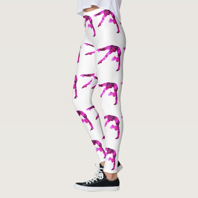 Leggings Gimnasia Poder Tumblando garras (Izquierda)