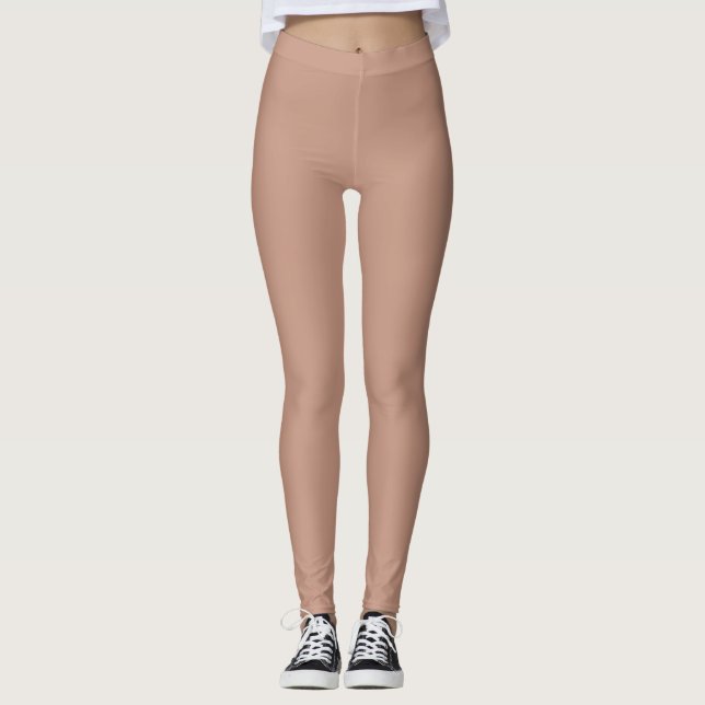Leggings Gimnasio Beige-Rosa Dance Workout (Anverso)