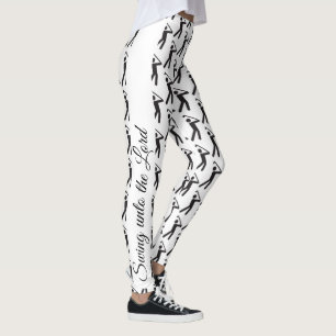 Leggings Gimnasio CRISTIANO personalizado se lanza al Señor