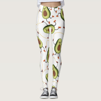 Leggings Gimnasio del aguacate: Patrón de cosecha