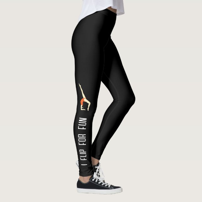 Leggings Gimnasta Inestable Con Cita De Gimnasia (Derecha)