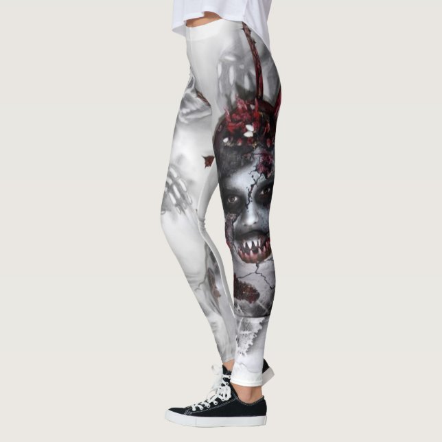 Leggings ginebra de poner de víspera de Todos los Santos (Izquierda)