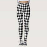 Leggings Gingham Blanco Y Negro<br><div class="desc">Leggings de gingham en blanco y negro para un look moderno y de moda.</div>