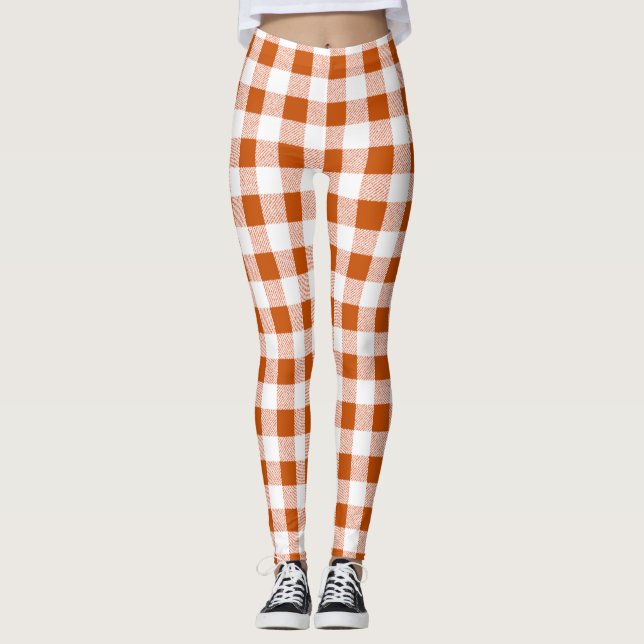 Leggings Gingham Check Brown (Anverso)