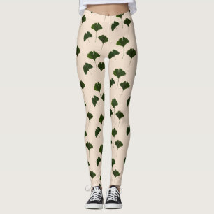 Leggings Ginkgo Biloba deja la leyenda del patrón