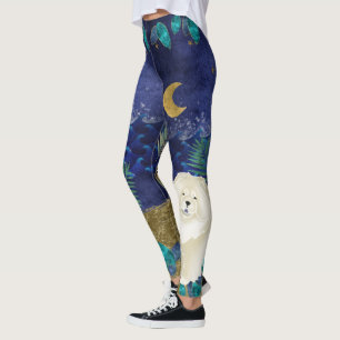 Leggings GINKGO crema de vaca leggantas celestiales oceáni