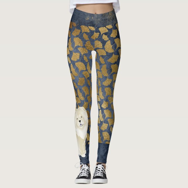 Leggings ¡GINKGO las POLAINAS poner crema del perro (Anverso)