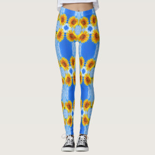Leggings Girasol amarillo y abejasLeggings