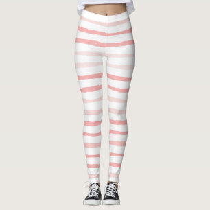 Leggings Girly Serene Dusty Rayas Orgánicas Rosa