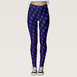 Leggings Giro azul